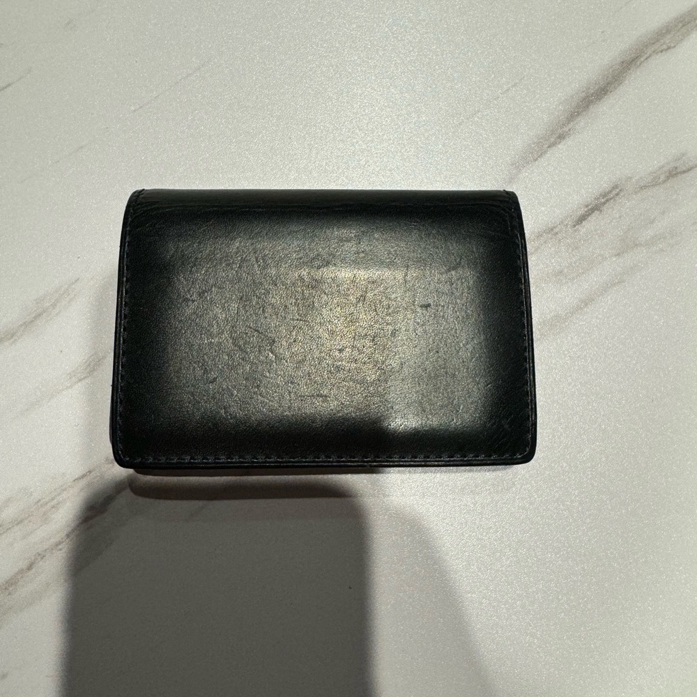 Hender Scheme Black Leather Bifold Wallet